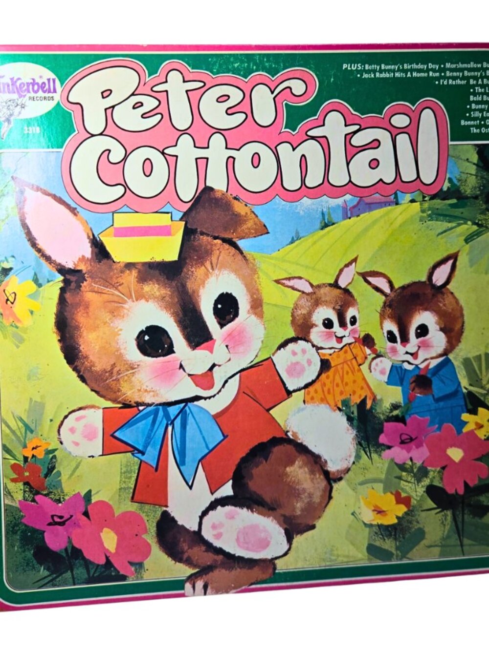 Peter Cottontail vinyl record 3318 Tinkerbell Records